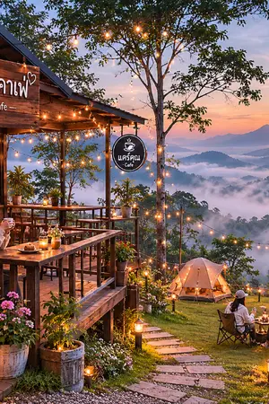 ปกนิยาย บ้านบนดอยที่ยังไม่มีอยู่จริง