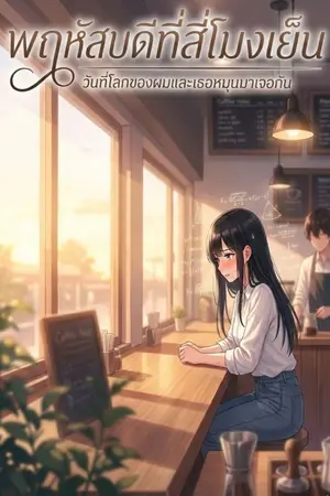 ปกนิยาย พฤหัสบดีที่สี่โมงเย็น: วันที่โลกของผมและเธอหมุนมาเจอกัน