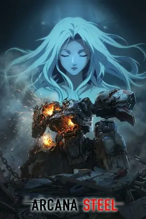 ปกนิยาย ARCANA STEEL: ทะลุมิติสมรภูมิเมคา ตำนานอันดับ 1 ที่ต้องเริ่มฟาร์มใหม่ตั้งแต่ศูนย์