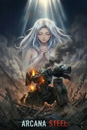 ปกนิยาย ARCANA STEEL: ทะลุมิติสมรภูมิเมคา ตำนานอันดับ 1 ที่ต้องเริ่มฟาร์มใหม่ตั้งแต่ศูนย์