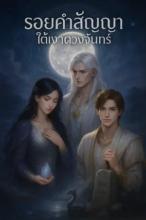 ปกนิยาย รอยคำสัญญา ใต้เงาดวงจันทร์