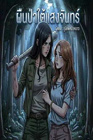 ปกนิยาย ผืนป่าใต้แสงจันทร์ (Yuri)