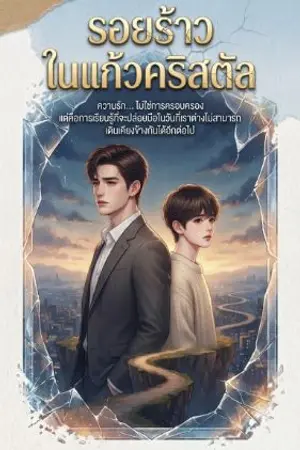 ปกนิยาย รอยร้าวในแก้วคริสตัล