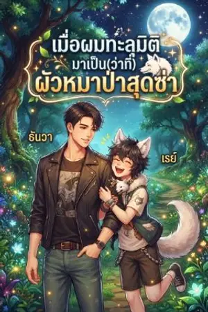 ปกนิยาย เมื่อผมทะลุมิติมาเป็น(ว่าที่)ผัวหมาป่าสุดซ่าในต่างโลก