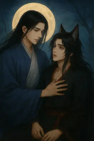 ปกนิยาย ใต้เงาจันทร์หนึ่งผู้พิทักษ์ หนึ่งผู้ต้องห้าม