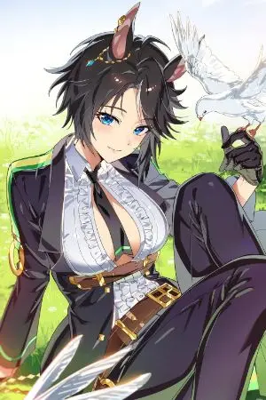 ปกนิยาย [Umamusume] :「เงาสามมงกุฎ : บทบันทึกของฟูจิ คิเซกิ」