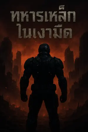 ปกนิยาย ทหารเหล็กในเงามืด