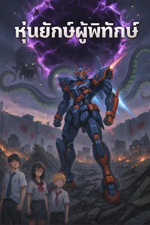 ปกนิยาย หุ่นยักษ์ผู้พิทักษ์
