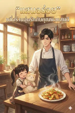 ปกนิยาย "แสนอร่อย" หนึ่งร้านอุ่นรักกับคุณพ่อแสนดี