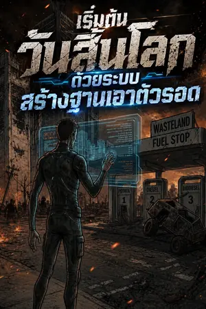 ปกนิยาย เริ่มต้นวันสิ้นโลกด้วยระบบสร้างฐานเอาตัวรอด