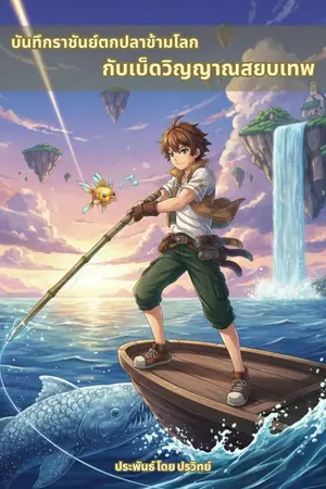 ปกนิยาย บันทึกราชันย์ตกปลาข้ามโลกกับเบ็ดวิญญาณสยบเทพ.