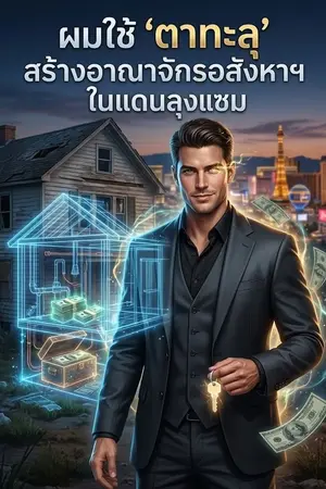 ปกนิยาย ผมใช้ 'ตาทะลุ' สร้างอาณาจักรอสังหาฯ ในแดนลุงแซม