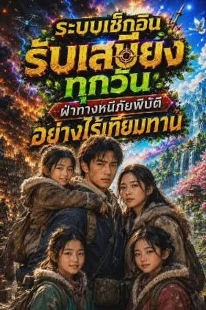 ปกนิยาย ระบบเช็กอินรับเสบียงทุกวัน : ฝ่าทางหนีภัยพิบัติอย่างไร้เทียมทาน
