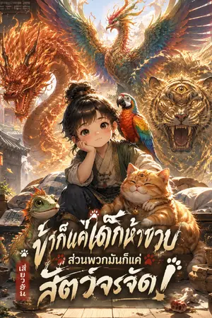 ปกนิยาย ข้าก็แค่เด็กห้าขวบ ส่วนพวกมันก็แค่สัตว์จรจัด