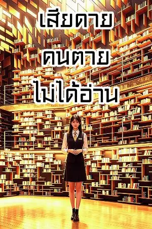 ปกนิยาย เสียดายคนตายไม่ได้อ่าน