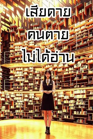 ปกนิยาย เสียดายคนตายไม่ได้ดู