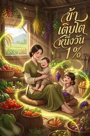 ปกนิยาย ข้าเติบโตหนึ่งวัน 1 %