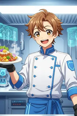 ปกนิยาย ยอดเชฟสตรีมเมอร์ พลิกจักรวาล (The Galactic Chef Streamer)