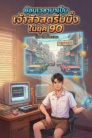 ปกนิยาย ย้อนเวลามาเป็นเจ้าสัวสตรีมมิ่ง ในยุค 90