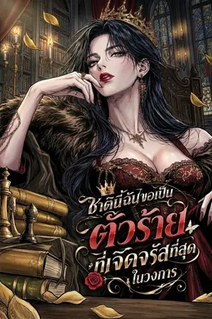 ปกนิยาย ชาตินี้ฉันขอเป็นตัวร้ายที่เจิดจรัสที่สุดในวงการ