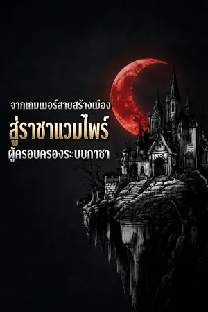 ปกนิยาย จากเกมเมอร์สายสร้างเมือง สู่ราชาแวมไพร์ผู้ครอบครองกาชา