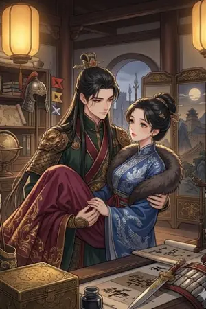 ปกนิยาย แม่ทัพผู้โหดเหี้ยมกับรักในกระท่อมปลายหมู่บ้าน