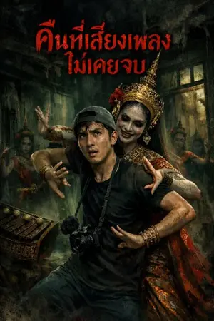 ปกนิยาย คืนที่เสียงเพลงไม่เคยจบ