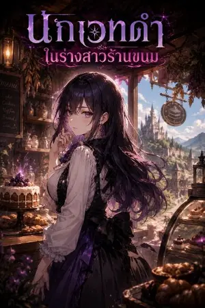 ปกนิยาย นักเวทดำในร่างสาวร้านขนม‎(อ่านตอนใหม่ฟรี1วัน วันถัดไปติดเหรียญ)