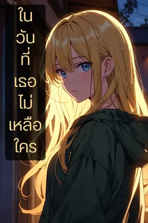 ปกนิยาย ในวันที่เธอไม่เหลือใคร