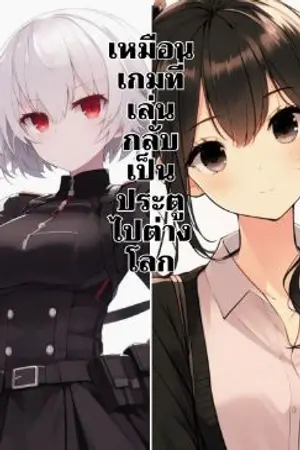 ปกนิยาย เหมือนเกมที่เล่นกลับเป็นประตูไปต่างโลก