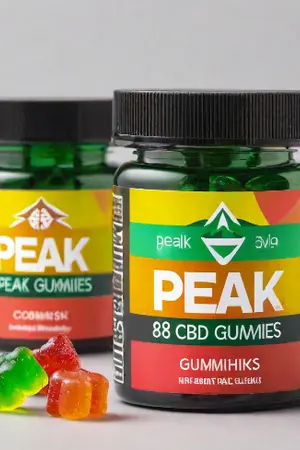 ปกนิยาย Peak 8 CBD Gummies