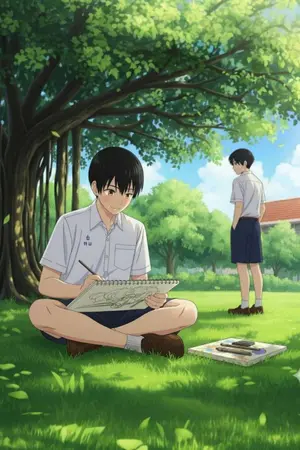 ปกนิยาย ผมก็แค่เด็ก ม.3 จะไปสู้อะไรเขาได้