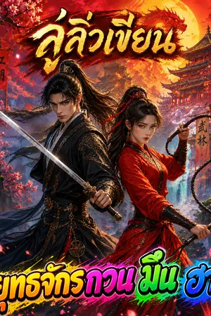 ปกนิยาย ยุทธจักรกวนมึนฮา (ไม่ใช้ AI เขียนสด100% )