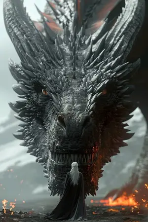 ปกนิยาย {Fic HOTD} Being a wild dragon is really not easy