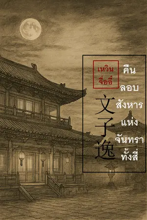 ปกนิยาย เหวิน จื่ออี๋ ตอน คืนลอบสังหารแห่งจันทราทั้งสี่