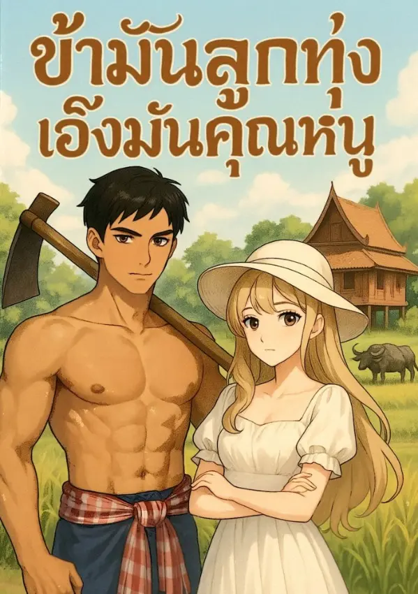 ปกนิยาย ข้ามันลูกทุ่ง เอ็งมันคุณหนู