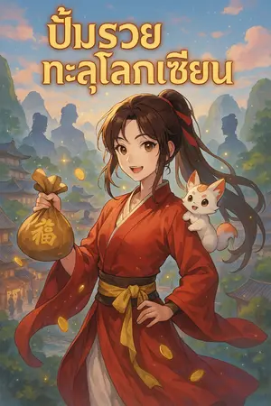 ปกนิยาย ปั๊มรวยทะลุโลกเซียน