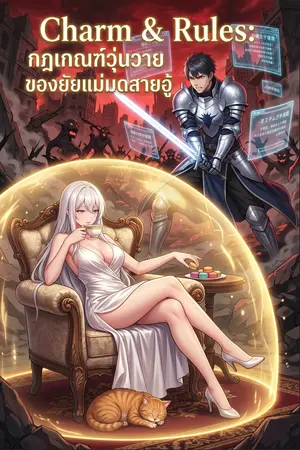 ปกนิยาย Charm & Rules: กฎเกณฑ์วุ่นวาย ของยัยแม่มดสายอู้