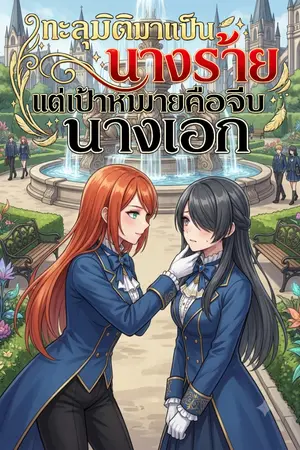 ปกนิยาย ทะลุมิติมาเป็นางร้าย แต่เป้าหมายคือจีบนางเอก