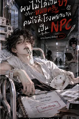 ปกนิยาย ผมไม่ได้เป็นบ้า หมอครับ คนไข้ทั้งโรงพยาบาลเป็น NPC