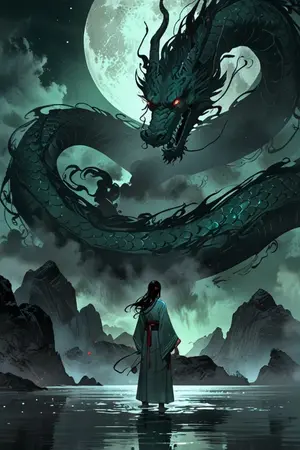 ปกนิยาย มังกรตื่น หมื่นสัญญา Dragon Awakening: Ten Thousand Vows