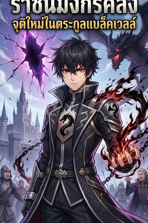 ปกนิยาย ตำนานนักล่ามังกรทมิฬ จุติใหม่ในตระกูลขยะ