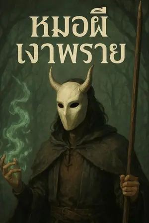 ปกนิยาย หมอผีเงาพราย