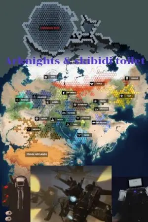 ปกนิยาย จะเกิดอะไรขึ้นเมื่อ skibidi toilet ไปอยู่ใน arknights(Fic)