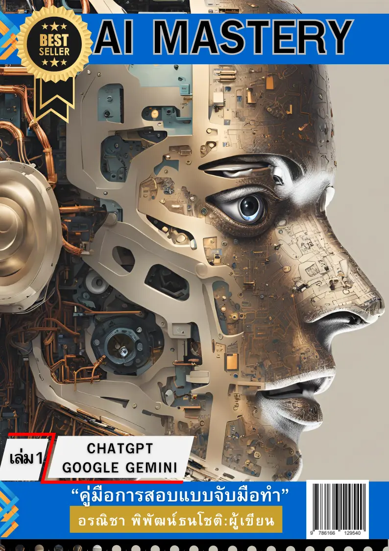 ปกนิยาย "AI Mastery: คู่มือการสอนแบบจับมือทำ" เล่ม 1