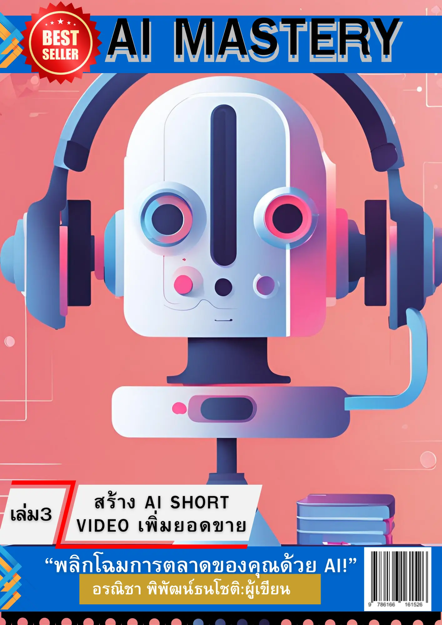 ปกนิยาย AI Mastery เล่ม 3: สร้าง AI Short Video เพิ่มยอดขาย