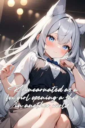 ปกนิยาย Reincarnated as a fox girl opening a shop in another world