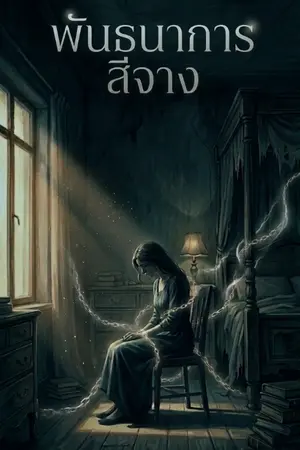 ปกนิยาย พันธนาการสีจาง.