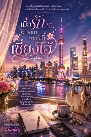 ปกนิยาย เมื่อรักพาเรามาพบกันที่เซี่ยงไฮ้