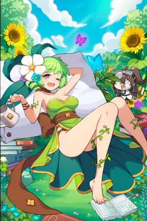 ปกนิยาย แฟรี่จอมขี้เกียจปาริ[TS]